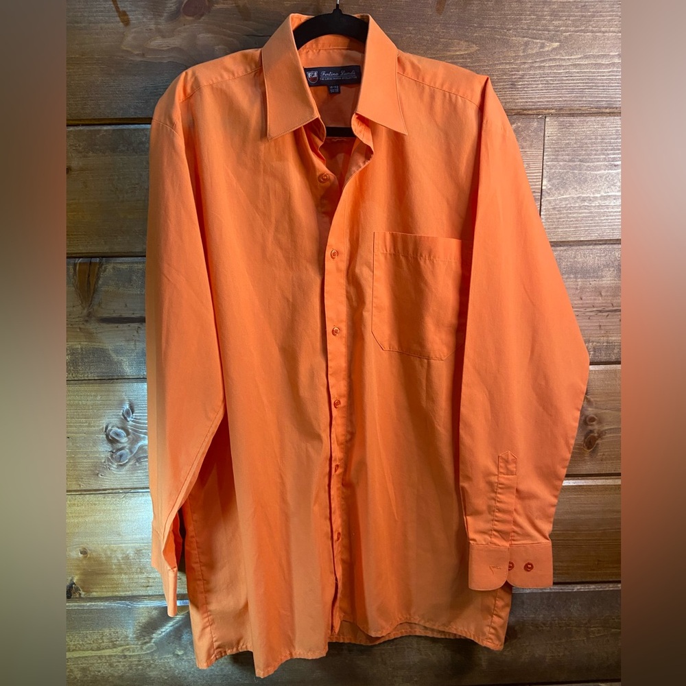 Fortino Landi Orange Dress Shirt